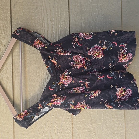 Torrid Two-piece Matching black Paisley Summer Pants Set 2x 18 20 - Picture 13 of 16